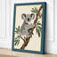 Koala in Eucalyptus Boho - Wrapped Canvas-1028757415-1028757436