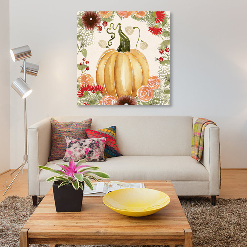 « red automne ii », reproduction d’impression sur toile, H 12 po x l 12 po x P 1,5 po, Toile tendue, Pas de tapis