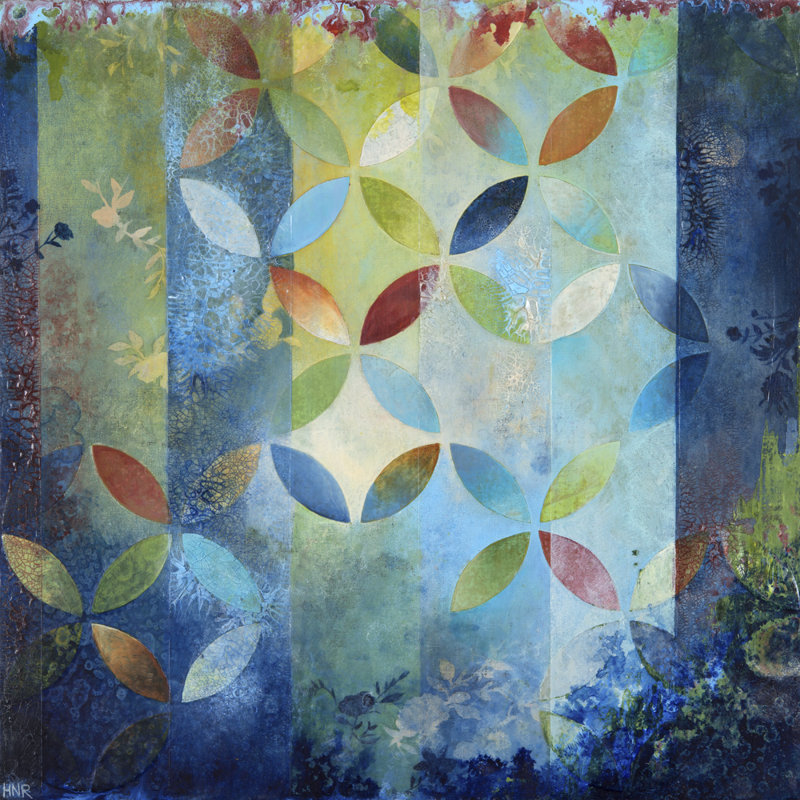 Comely + Courtly I by Heather Robinson - Wrapped Canvas Print, 51cm H x 51cm W x 3.8cm D
