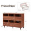 Support pour tourne-disque 44,1 po Mid-Century