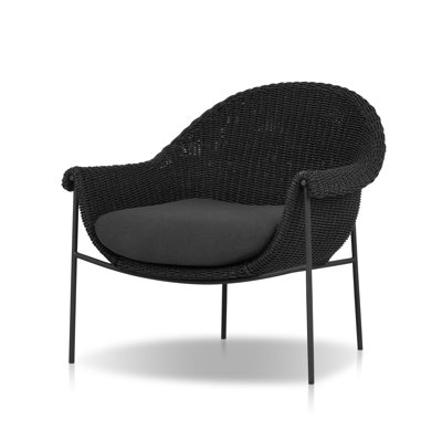 Suerte Outdoor Chair-Faux Black Hyacinth