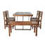 Ensemble de table et chaises d'extérieur en bois d'acacia de haute qualité-1531715421