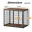 Meuble cage pour chien Barney-1692921971