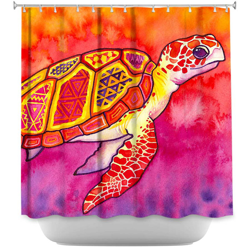 Rideau de douche simple sea turtle Dreyer