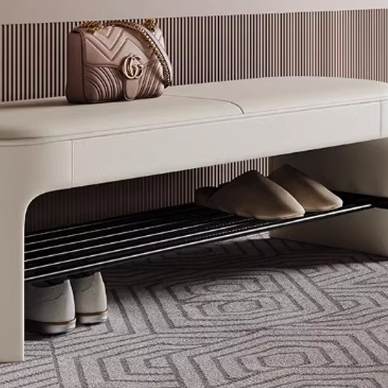Tabouret à chaussures Premium Premium, Beige