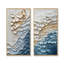 Blue Coastal Mosaic III - Ensemble d'art mural côtier 2 pièces-1250673953-1250673981