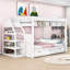 Lit superposé convertible pour lit double superposé à 3 tiroirs avec escalier de rangement Dalvey Kids-1246686527