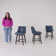 Arvelle Swivel Upholstered Counter Stool with Solid Wood Frame