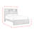 Montijo Bookcase Panel Bedroom Set With Bluetooth-79070675-129209419