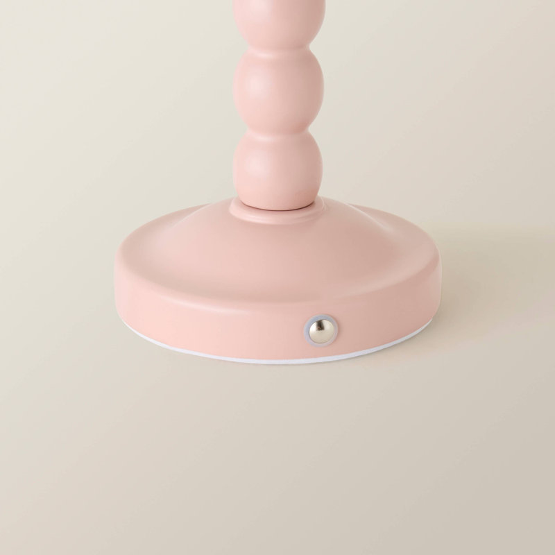 Wood Lamp, Rose Pink, Natural, Yes