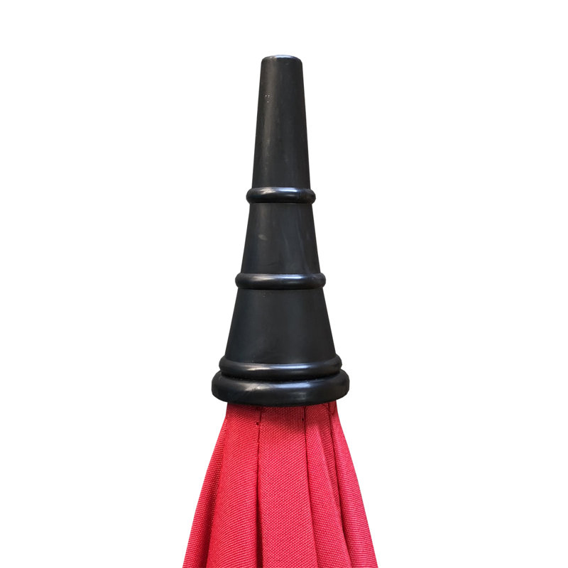 Parasol de marché 9 pi Iyanna, Rouge