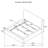 Mid-Century Modern Panel Bed-112686387