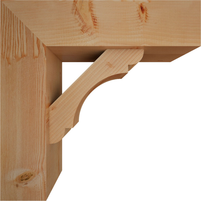 Support de bloc olympique avec entretoise décalée, 24 x 24, Sapin Douglas de l 7 1/2 (lisse)