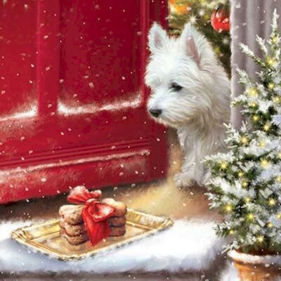Kadner Disposable Paper Christmas Napkins