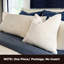 Housse de coussin Luxury Boucle, housses de coussin décoratives carrées de 18 pouces pour canapé-lit, taies décoratives blanches modernes-101750617-101750615