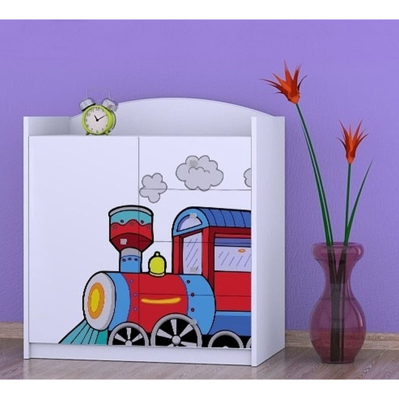 Niemann Kids 4 - Drawer Combo Dresser, White