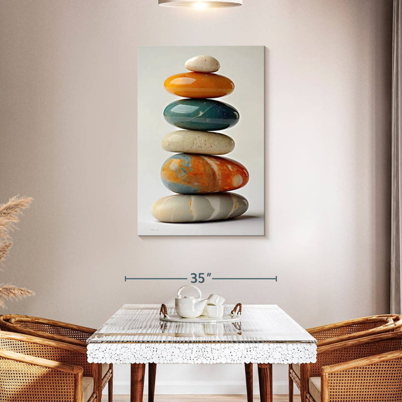 Alvord Serenity Stone Stacks - A Harmony Harmony, H 45 po x l 30 po