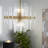 Quebec 6 - Light Geometric Chandelier-20858400