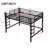 Loft Bed Queen Size, Heavy Duty Loft Bed Frame With 2 Build In Ladder And Full Length Guardrail, Easy Assemble, Noise Free Design, No Box Spring Needed, Black-2124678783