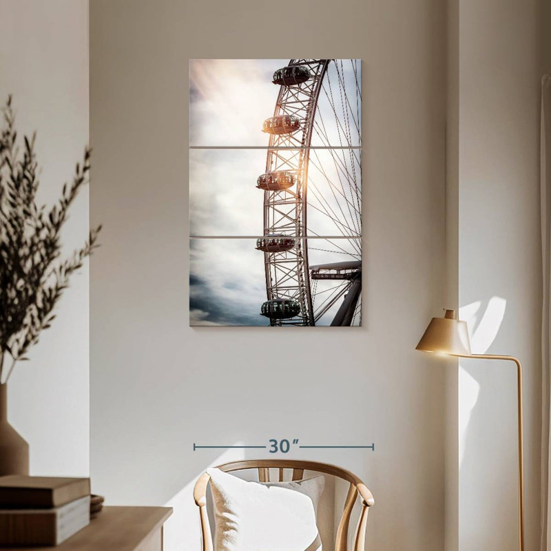 Nicci London Eye Sunset, H 57 po x l 36 po