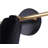 Lanesa 3 Light Vanity With Matte Black And Gold Finish And Matte Black With Gold Shade