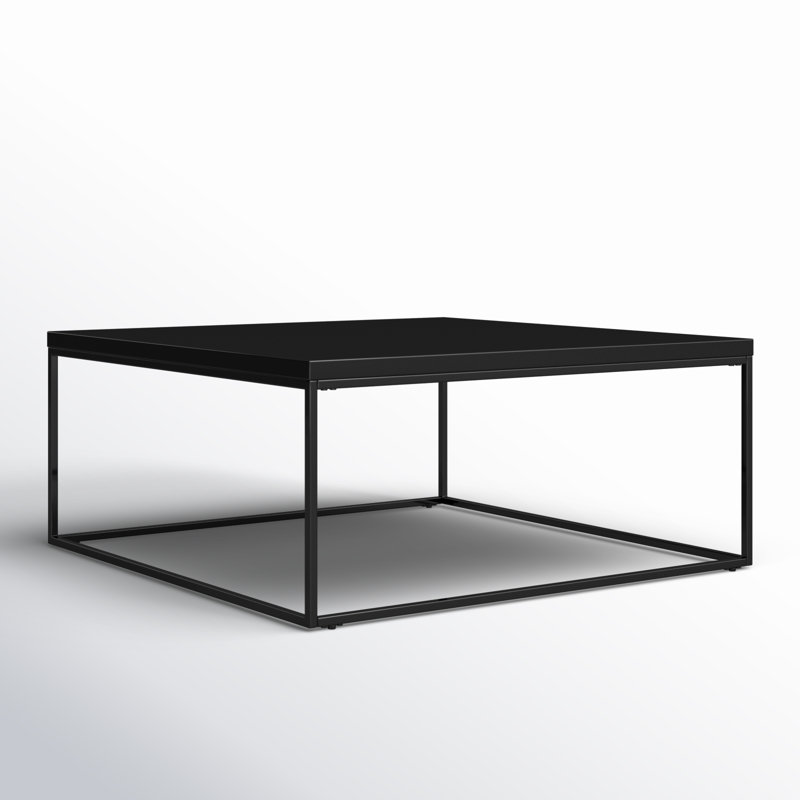 Table basse Ad Wilson, Blanc / Doré