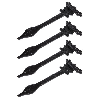 Hammer & Tongs - Ornate T-Hinge - W310mm - Black