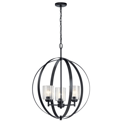 Winslow 3 - Light Dimmable Globe Chandelier