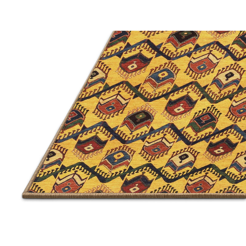 Abstract Indoor Rug, Rectangle 5' x 8'