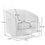 72Cm Wide Swivel Barrel Chair-596079701
