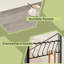 Kitchen Shelf On Wheels, Serving Trolley With 3 Shelves, 80X40x89cm-206969067