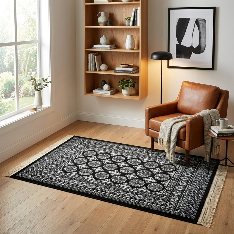  Tapis Balik Tekke, Rectangle 3 pi 1 po x 5 pi 3 po