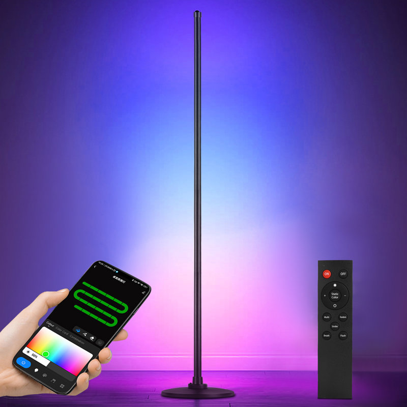Lampe sur pied en coin Sunway