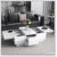 Table basse multifonctionnelle avec 2 grands compartiments de rangement cachés-103060130