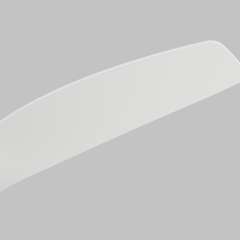 Avila LED Outdoor Downrod Ceiling Fan, Matte White