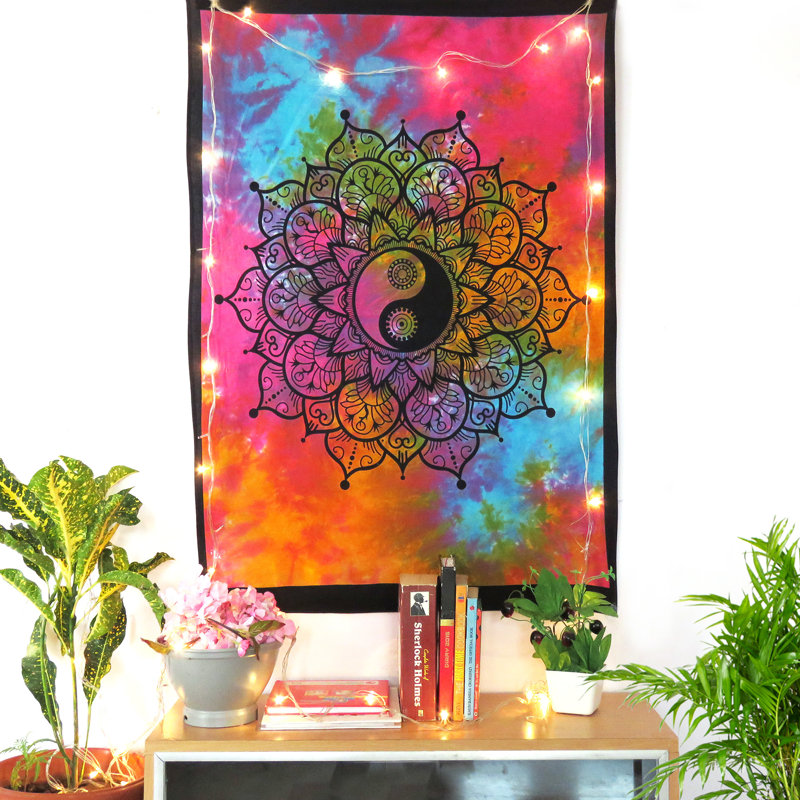 Tapisserie hippie en coton