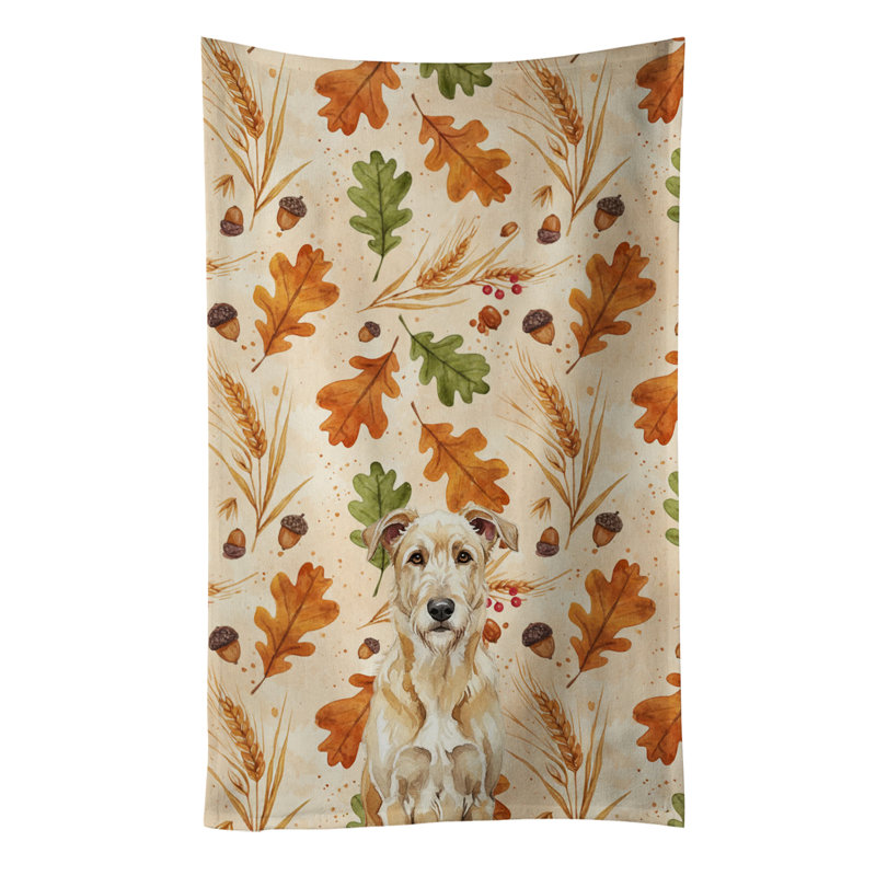Serviette de cuisine tricolore Sheltie, Lévrier irlandais Wheaten