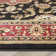 Belliere Medallion Kashan Black Traditional Rug