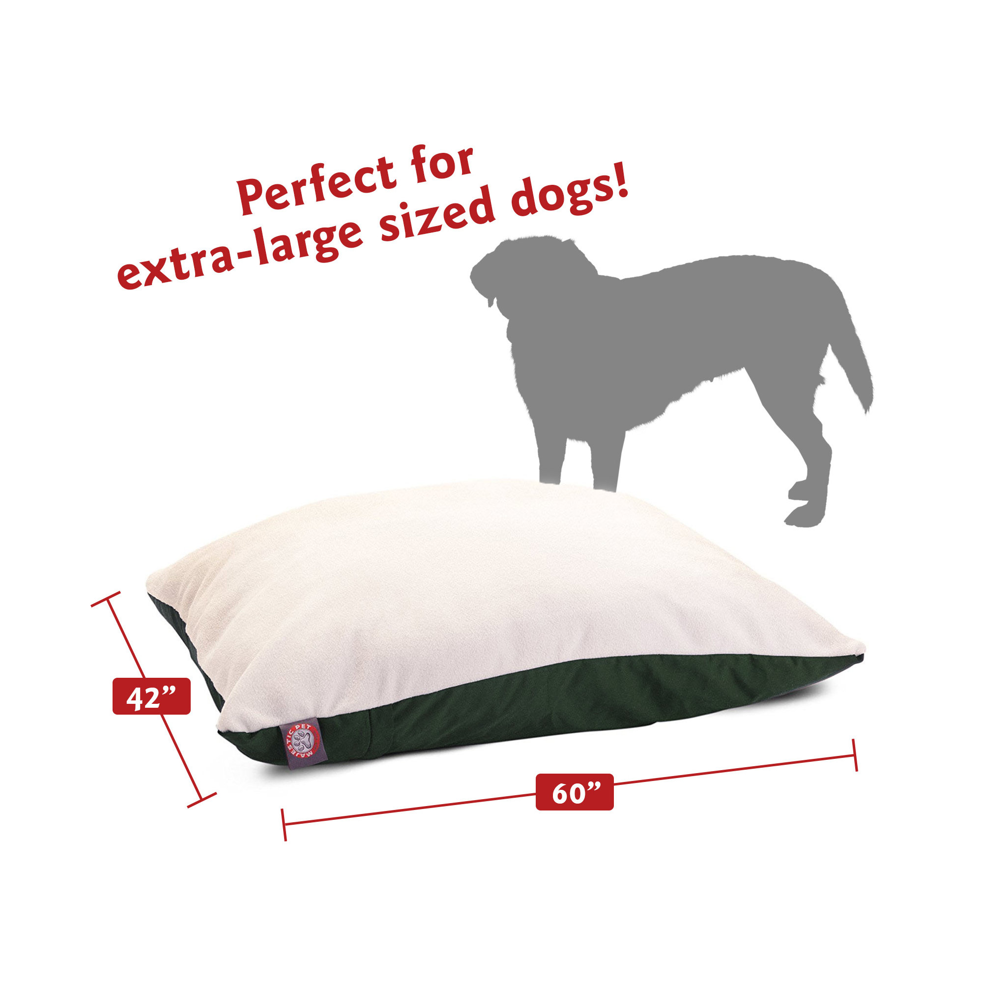 Rory Classic Pet Bed, Green, Extra Large 