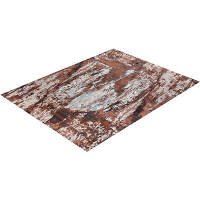 Lynze One-of-a-Kind 9' 2" X 12' 0" New Age Area Rug Brown
