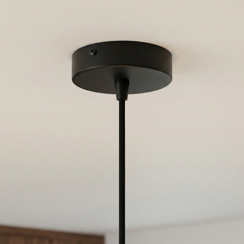 Ranbir CAPSULE BLACK AND GLASS PENDANT