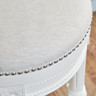 Mehar Swivel Backless Bar & Counter Stool