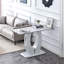 Table de bar rectangulaire moderne minimaliste fabriquée en panneau de fibres à densité moyenne, idéale pour étudier, travailler et manger dans n'importe quel espace.