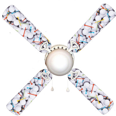 Ventilateur de plafond 4 pales 42 "