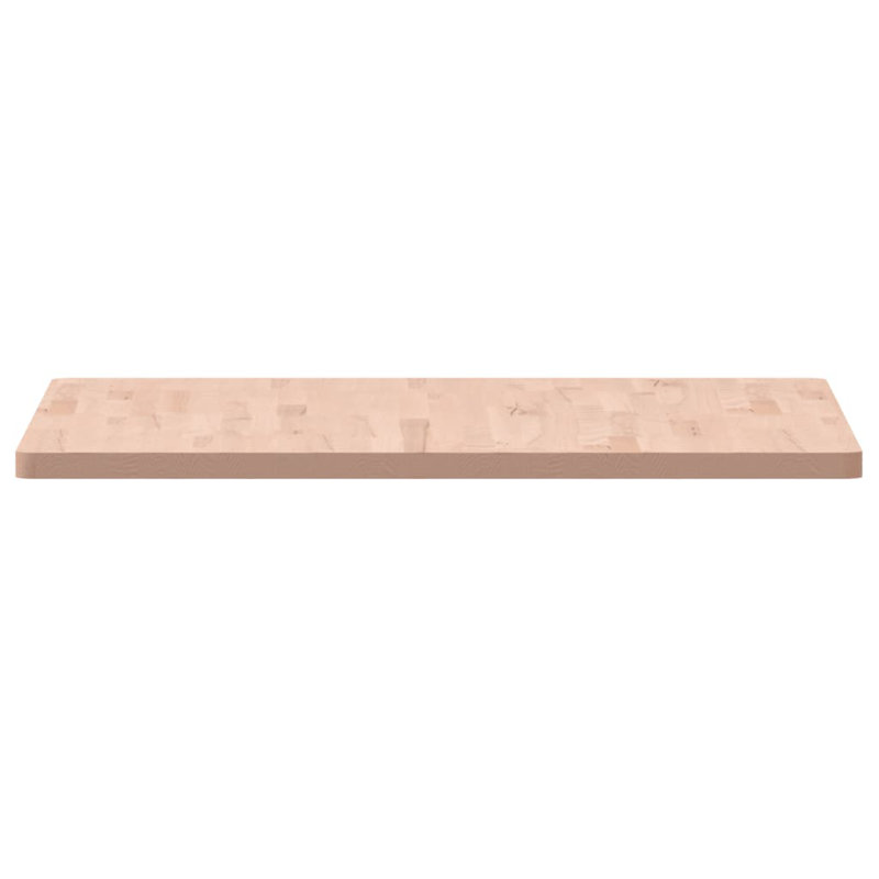 Vidaxl Table Top Square Solid Wood Beech, 80cm H x 80cm W x 2.5cm D, Natural