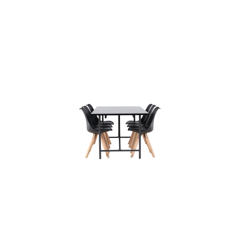 Anjanetta 6 - Person Dining Set