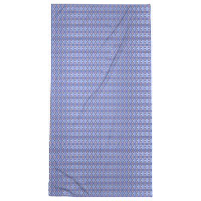 Serviette de bain à losanges