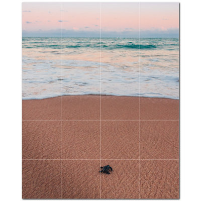 Murale décorative en céramique 4,25 po x 4,25 po
