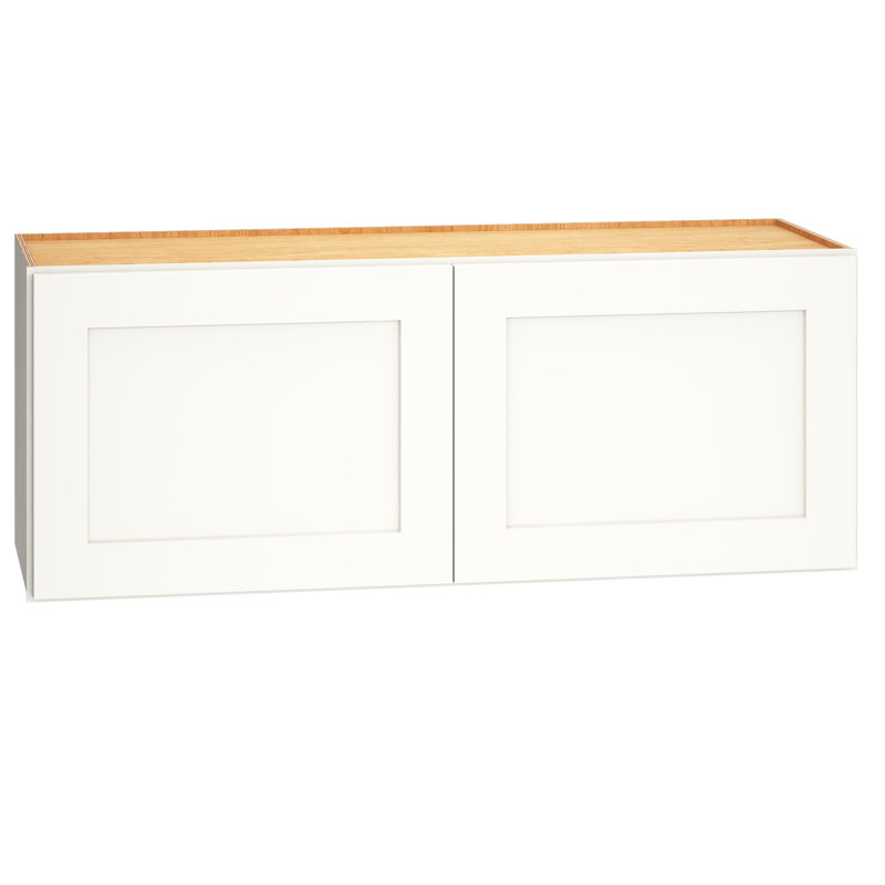 Dwelling Livingston Fully Assembled 2-Door Wall Cabinet, Blanc, H 15 po x l 36 po x P 12 po
