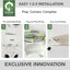 Ventilateur de plafond standard à 5 pales Gatlinburg Easy Installation-88028652-88028653